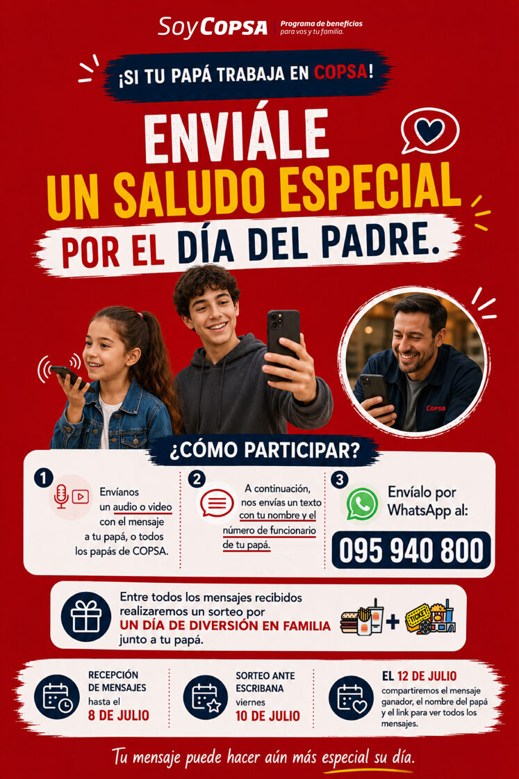 Papá este mensaje es para vos
